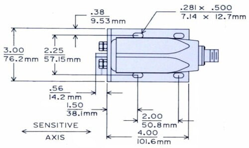 IRD546DP Inductive Velocity Direct Prod Sensor for Rotor Balancing IRD546DP Inductive Velocity Direct Prod Sensor for Rotor Balancing